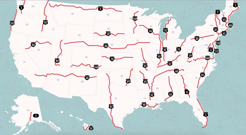 Top 10 carreteras más mortales en Estados Unidos, Florida tiene la No. 1