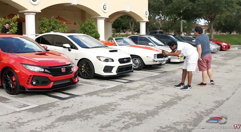 Honda Civic Type R R00932 En Cars And Coffee Miami