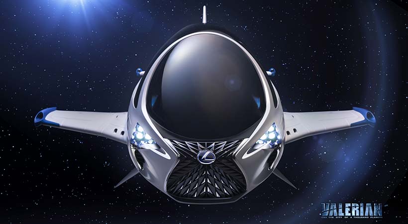 Lexus Skyjet en Valerian a la conquista del espacio