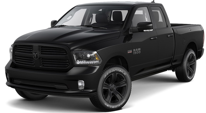 Mejores camionetas: Ram 1500 Black Sport Crew Cab 2015