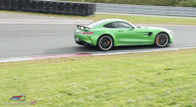 Video Mercedes-AMG GT R 2018 en la pista de Bilster Berg, Alemania