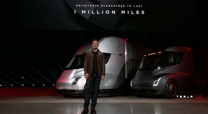 Tesla SEMI y Tesla Roadster, doble debut eléctrico