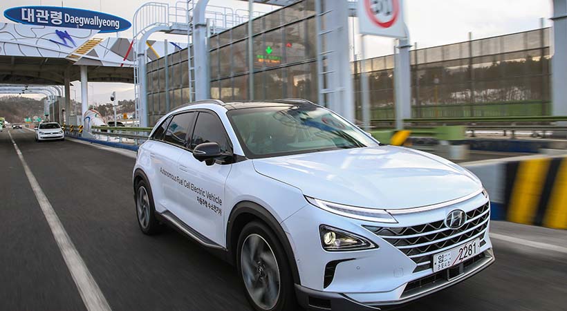 Test Drive Hyundai Nexo Fuel Cell 2019 en Corea del Sur