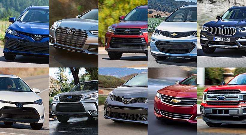 Top 10 Autos 2018 de Consumer Reports