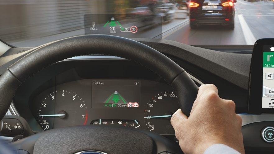 Ford Focus con head up display