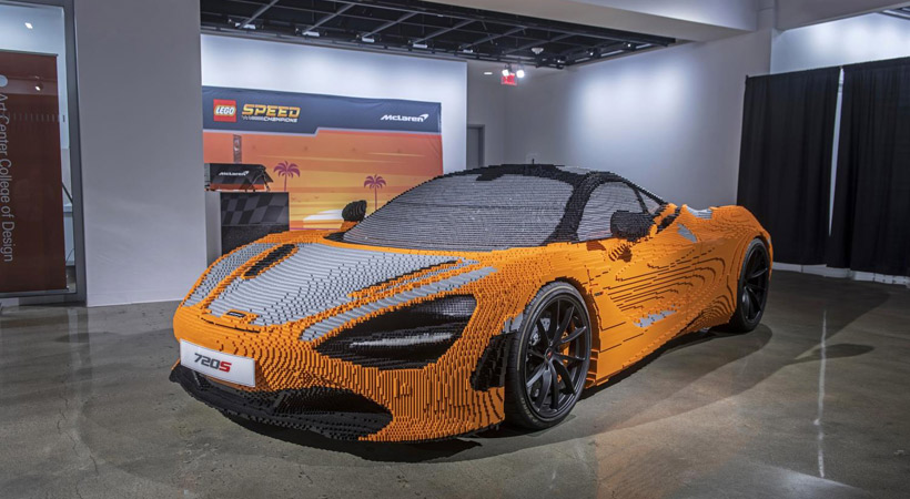 McLaren 720S hecho con LEGO