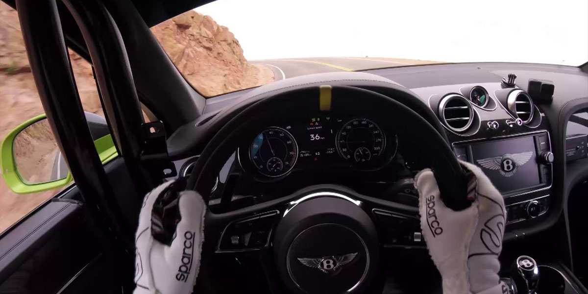 Bentley Bentayga rompe récord en Pikes Peak