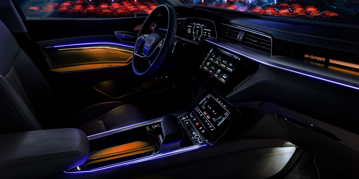 interior del Audi E-Tron