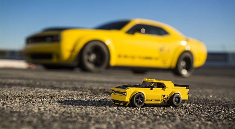 Dodge Challenger y Charger R / T Lego Speed Champions