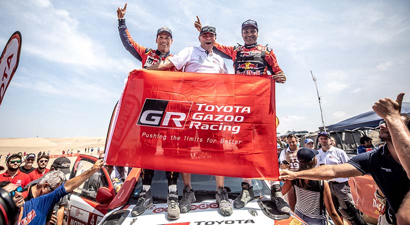 Victoria Toyota en el Rally Dakar 2019