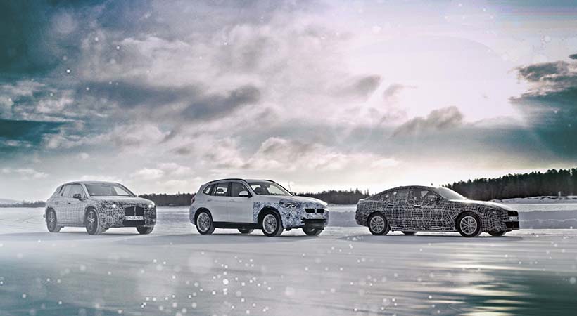 Triple Test Drive extremo de invierno BMW i