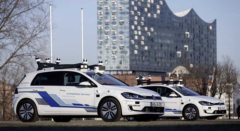 Volkswagen prueba sus vehículos autónomos en Alemania
