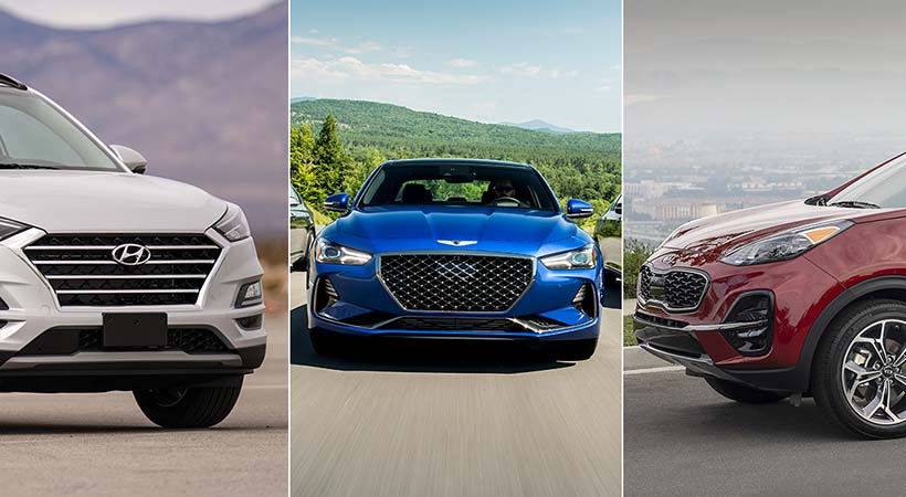 Genesis, Kia, Hyundai Top 3 en calidad