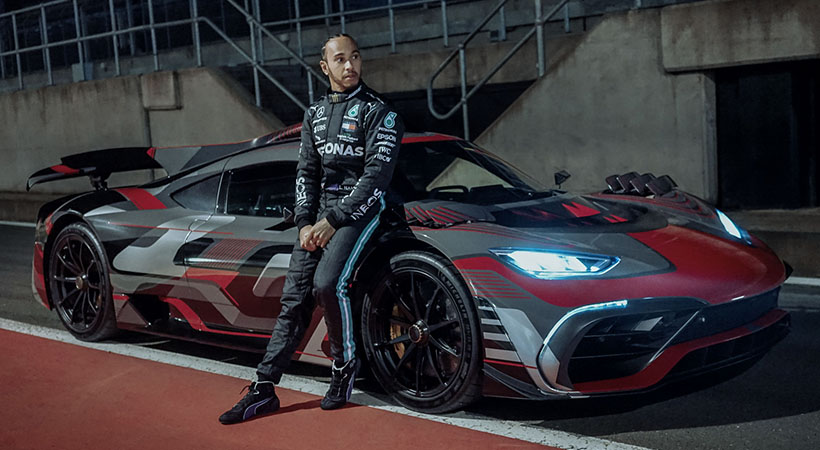 Lewis Hamilton conduce el AMG Project One